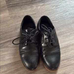 Stacy Adams Black Leather Oxford Shoes